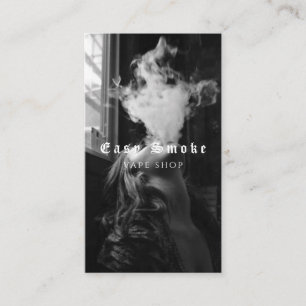 Vape Shop Fumer Carte de visite noir