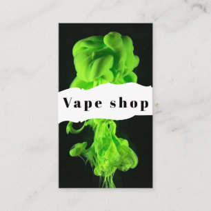 Vape Shop Smoke Cigarette Business Card