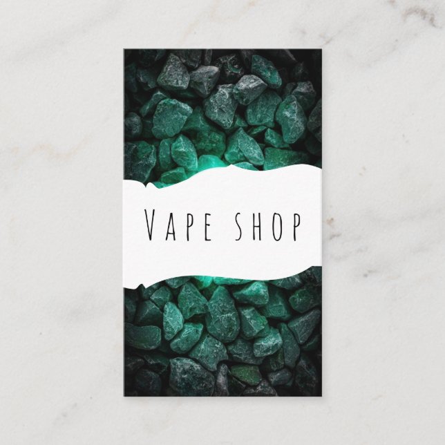 Vape Shop Smoke Cigarette Business Card (Front)