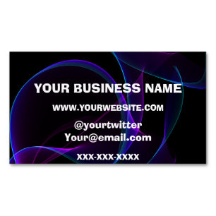 Vape Smoke Buisness Magnetic Business Card