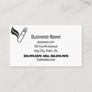 Vape Smoke Shop Store Electronic Cigarette  Business Card