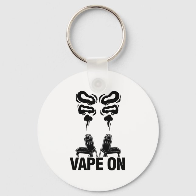 Vape | Steamer Vapen E-Cigarette Gift Keychain (Front)