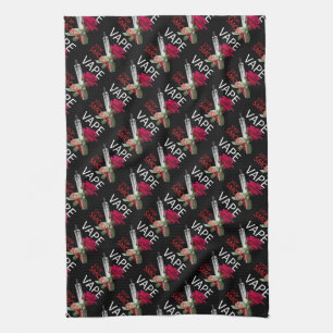 Vape. Stop smoking Kitchen Towel
