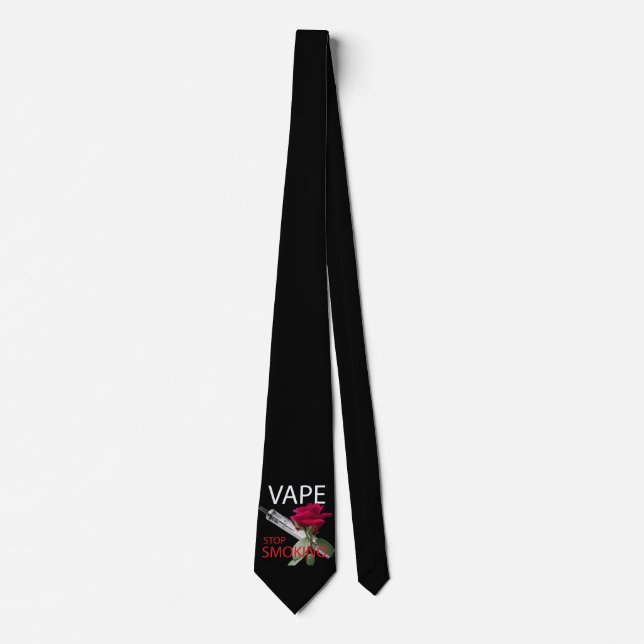 Vape. Stop smoking Tie (Front)