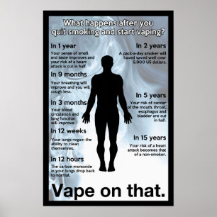 Vape sur cette affiche d'information