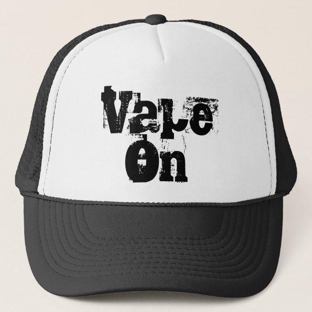 Vape sur le casquette de camionneur (Devant)