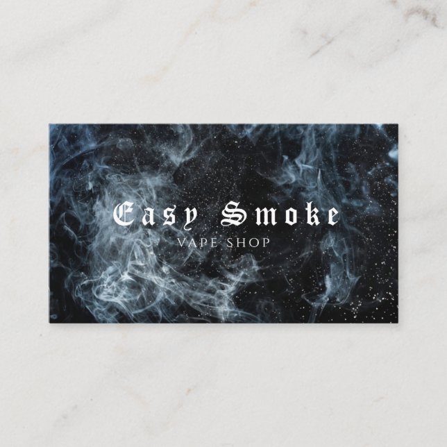 Vape Vape de fumée d'hiver Carte de visite (Devant)