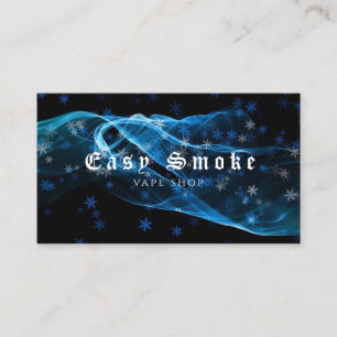 Vape Vape de fumée d'hiver Carte de visite