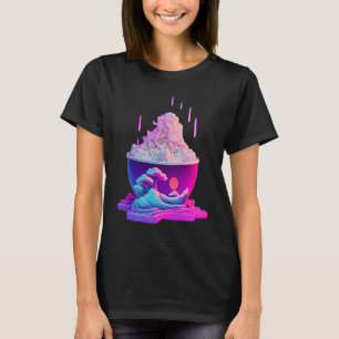 Vaperwave Aesthetic Glitch Palm Retrowave Synthwav T-Shirt
