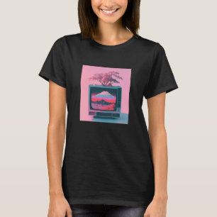 Vaperwave Aesthetic Glitch Retrowave Synthwave 4 T-Shirt