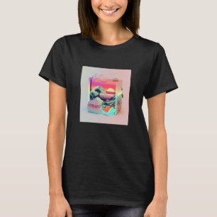 Vaperwave Aesthetic Glitch Sushi Retrowave Synthwa T-Shirt