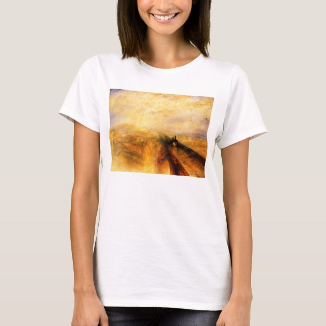 Vapeur de pluie de JMW Turner et T-shirt de (Devant)