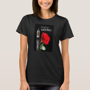 Vaping and rose flower T-Shirt