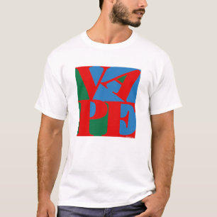 Vaping   Retro VAPE in 70's LOVE Style by VapeGoat T-Shirt