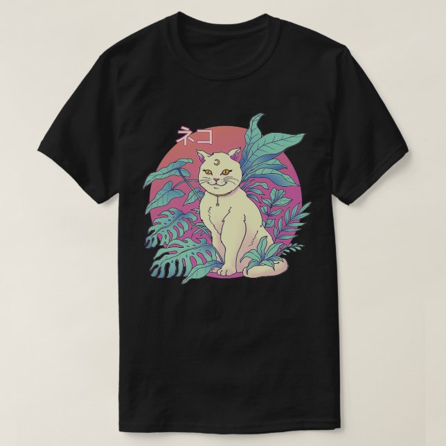 Vapor Cat Premium  T-Shirt (Design Front)