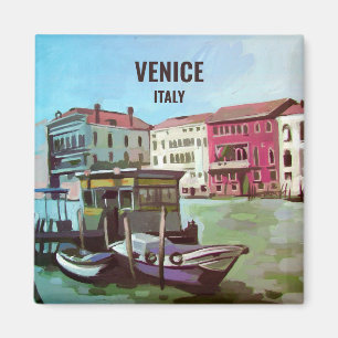 Vaporetto Station in Venice Magnet