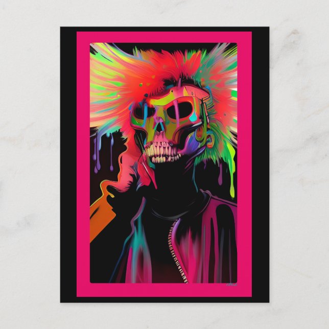 Vaporface Death Rattle Postcard (Front)