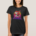 Vaporwave Aesthetic Funny Christmas Dabbing Santa  T-Shirt<br><div class="desc">Vaporwave Aesthetic Funny Christmas Dabbing Santa Claus</div>