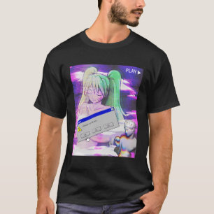 Vaporwave Aesthetic Japanese Style Anime T-Shirt