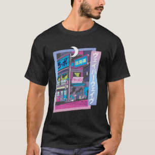 Vaporwave Aesthetic Japanese Style Visual Art Elec T-Shirt
