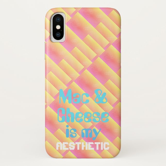 Vaporwave Aesthetic Mac & Cheese Case-Mate iPhone Case (Back)