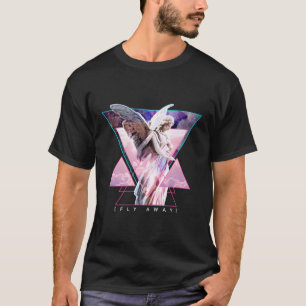 Vaporwave Angel Statue Wings Fly Away Aesthetic Ar T-Shirt
