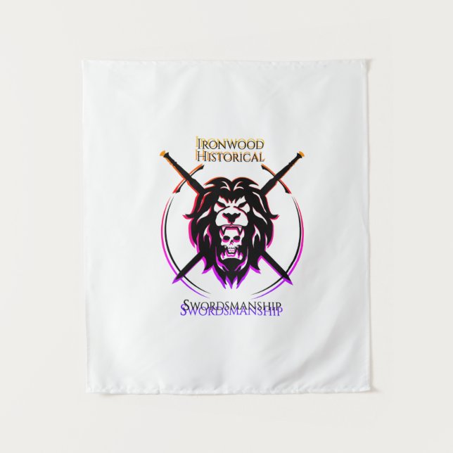 Vaporwave Banner Tapestry (Front)