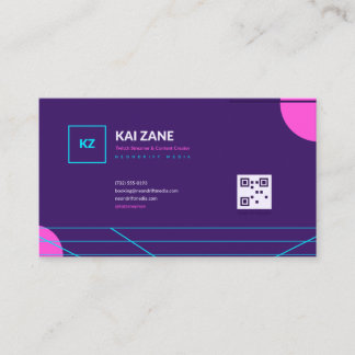 Vaporwave Business Card