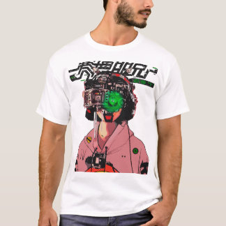 Vaporwave Cyberpunk Japanese Modern Urban Style Ou T-Shirt