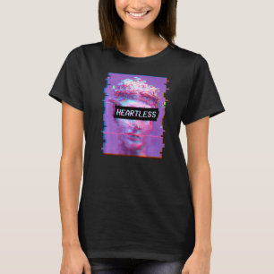 Vaporwave David Statue Aesthetic Art Heartless Mic T-Shirt