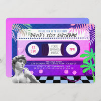 Vaporwave Future Funk Cassette Tape Birthday