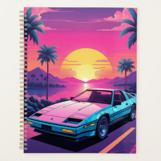 Vaporwave Futuriste Retro Sports Planneur de voitu