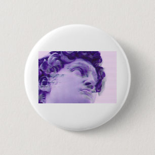 Vaporwave greek glitch statue 2 inch round button