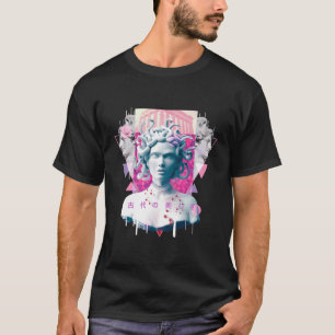 Vaporwave Medusa Statue Aesthetic Japanese Otaku T-Shirt