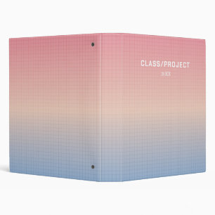 Vaporwave Neon Dusk Binder