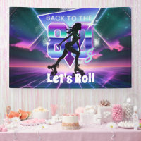 Vaporwave Roller Skate Birthday Party