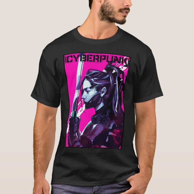 Vaporwave Samurai Neon City New Urban Style  T-Shirt