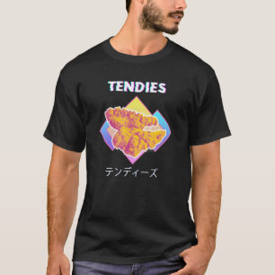 Vaporwave Tendies Chicken Japanese Japan T-Shirt