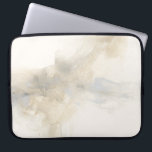 Vapour Laptop Sleeve<br><div class="desc">Vapour III by June Erica Vess. Features a muted yellowish gold abstract design.</div>
