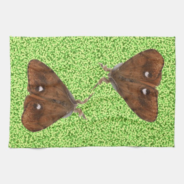 Vapourer Moth Serviette de cuisine (Horizontal)