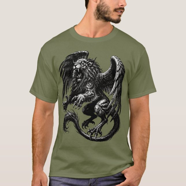Vapula Winged Fury Unleashed T-Shirt (Front)