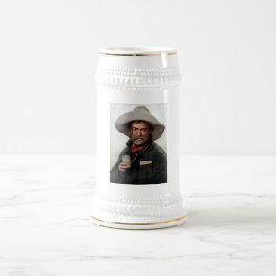 Vaqueros Ranchero Cowboy Spanish Old West Beer Stein