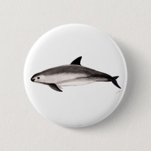 Vaquita 2 Inch Round Button
