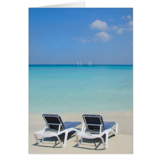 Varadero, Cuba. Sand And Beach Chairs (Front)