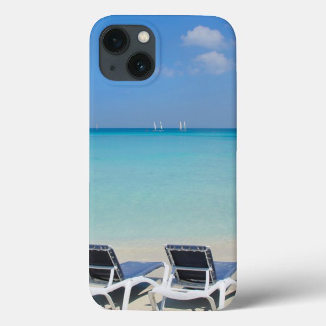 Varadero, Cuba. Sand And Beach Chairs Case-Mate iPhone Case (Back)