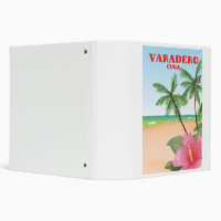 Varadero Cuban beach travel poster