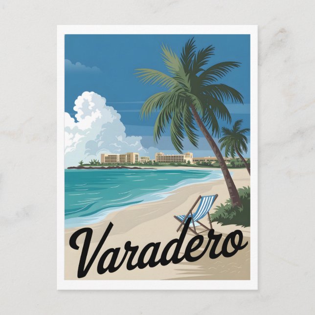 Varadero Vintage Postcard (Front)