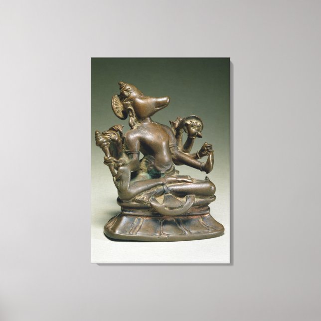 Varaha, Gurjara Pratihara, Tamil Nadu (bronze) Canvas Print (Front)