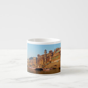 Varanasi India As Seen From Ganga River Espresso Cup