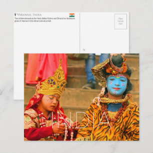 Varanasi, India Travel Postcard